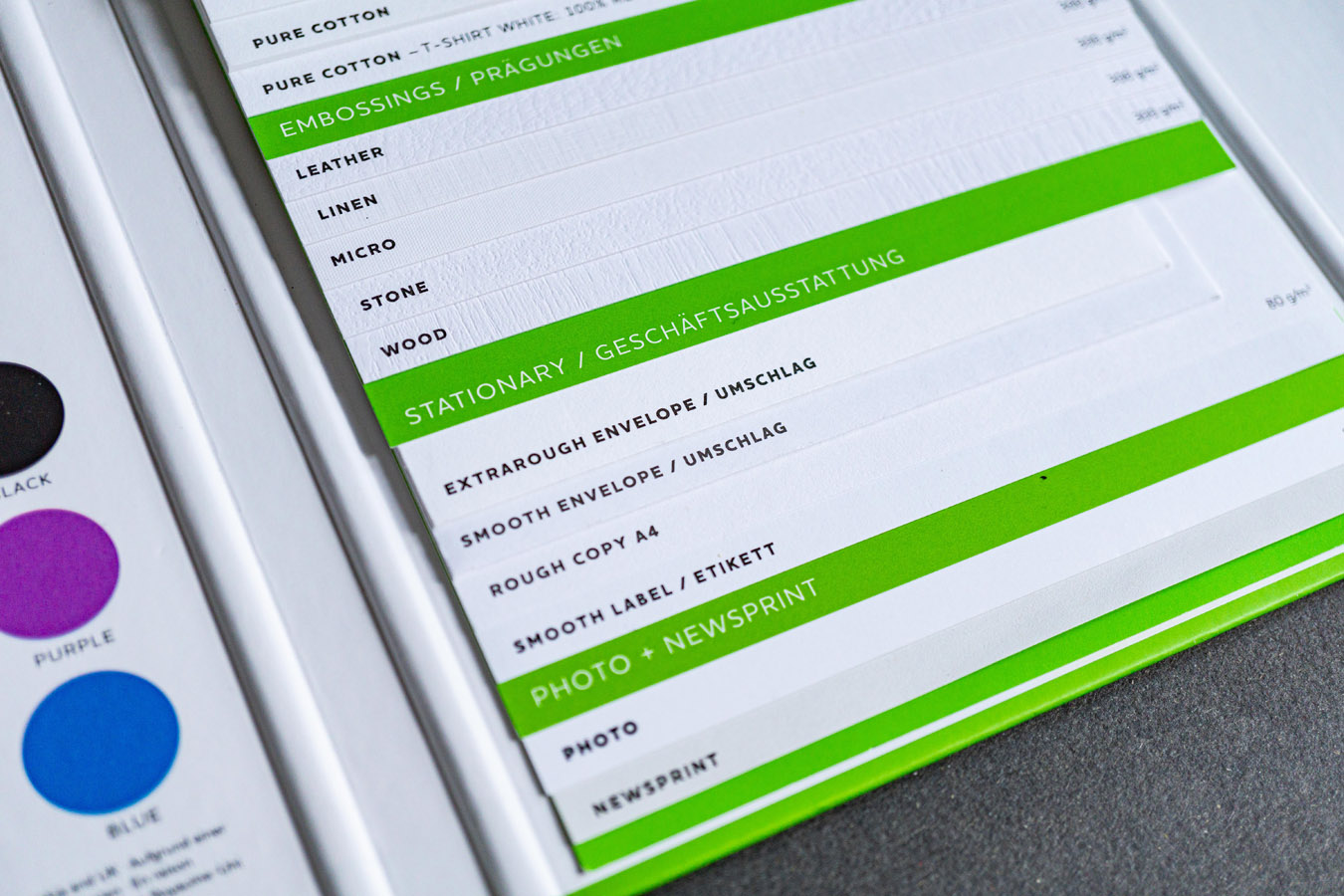 Metapaper selector stationery overview